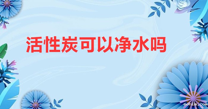 活性炭可以净水吗（活性炭的净水效果好吗?）