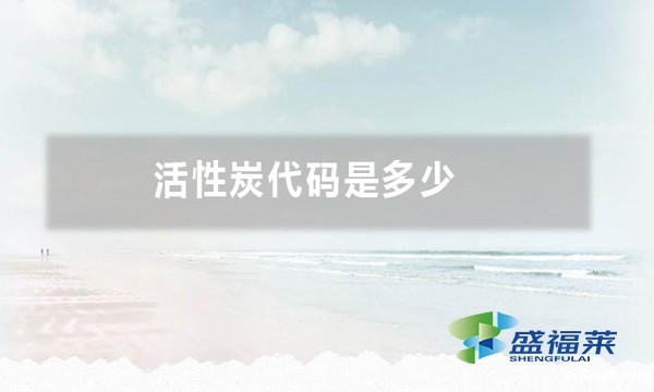 活性炭代码是多少