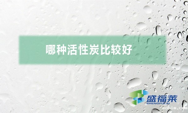 哪种活性炭比较好