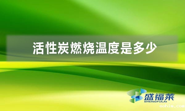 活性炭燃烧温度是多少