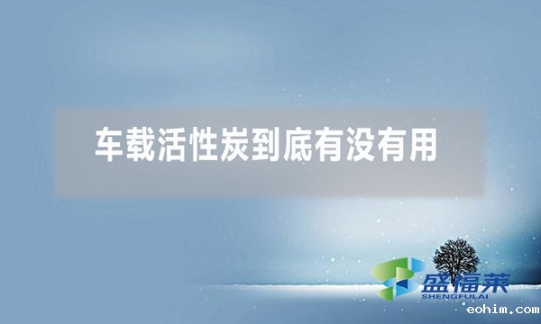 车载活性炭到底有没有用