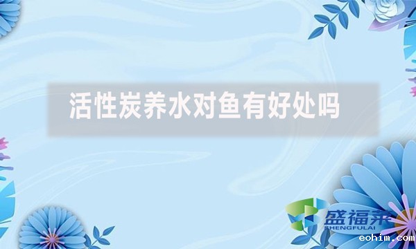 活性炭养水对鱼有好处吗？